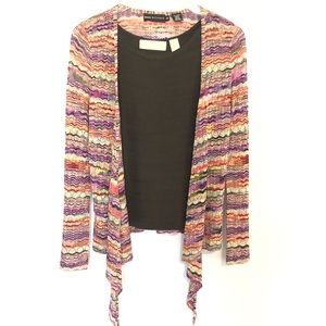 Dana Buchman Sweater Set Cardigan and Shell - S